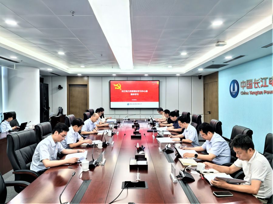 長(zhǎng)江電力黨委專(zhuān)題學(xué)習(xí)黨的二十屆三中全會(huì)精神